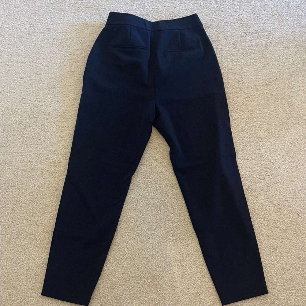 Alexander Wang Women's Navy Pants with Zipper Accent - Picture 5 of 7